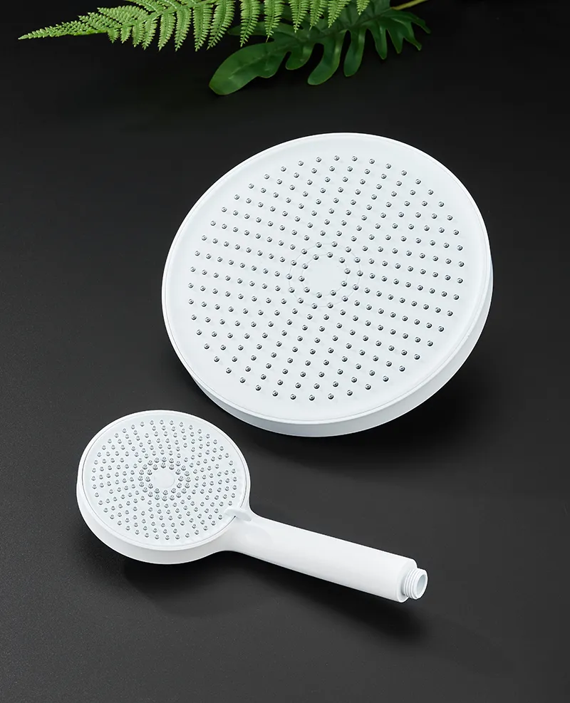 Self Cleaning Shower Head With Universal Interface